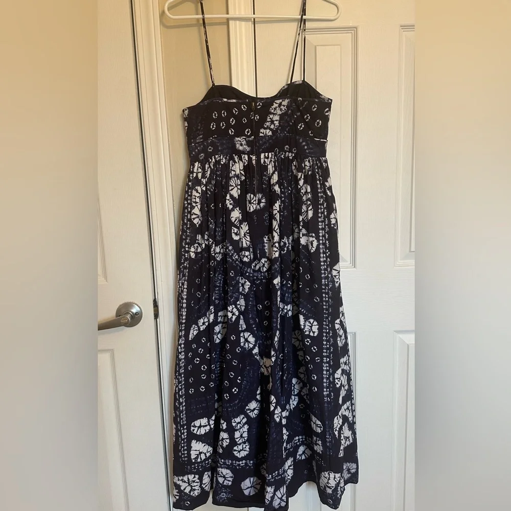 Ulla Johnson Mariza Dress Indigo Handmade Size 4 - Picture 6 of 9